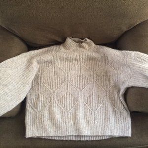 & Other Stories Cream Mockneck Sweater Oversized S